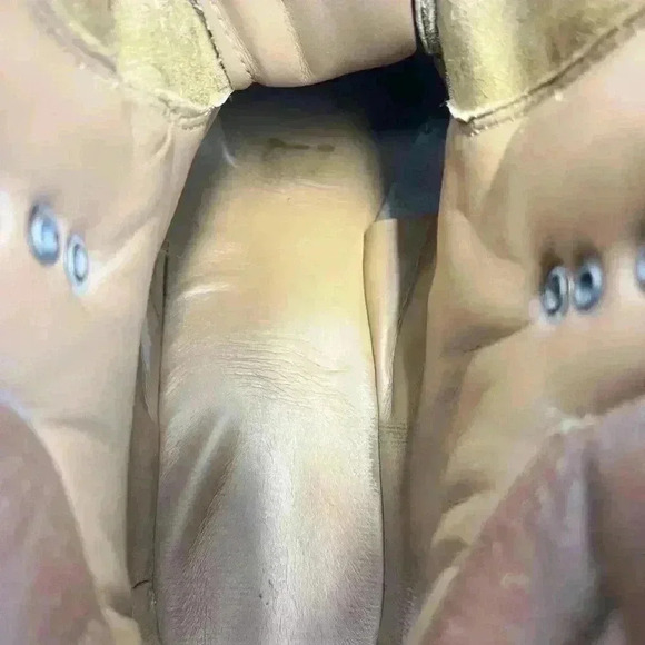 SPLIT LEATHER UPPER BOOTS Vintage Men's Colorado Brown Suede Hiking Boot Sz 6.5M - Picture 6 of 10